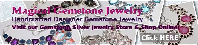 Magical Gemstone Jewelry - Handcrafted Designer Gemstone Silver Jewelry Store